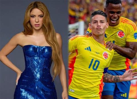 La emotiva reacción de Shakira por clasificación de Colombia a final de ...