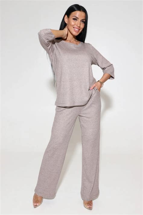 Костюм с брюками 094 (бежевый) 094 Костюм женский за 1 580 ₽ купить в ...