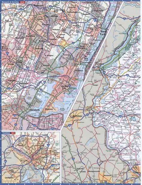 map of northern new jersey