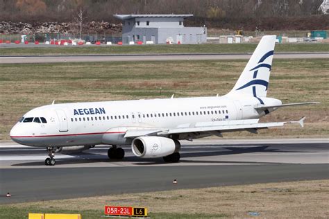 Aegean (A3/AEE), SX-DVH "Nostos", Airbus, A 320-232, 03.04.2015, DUS ...