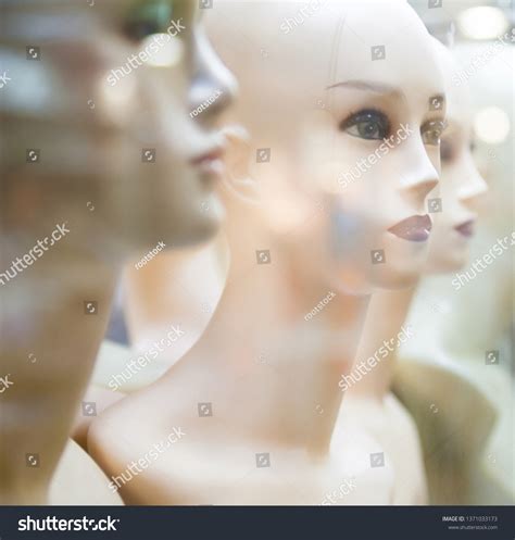 Naked Female Mannequins Shop Window Closeup Stock Photo Shutterstock