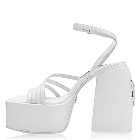 Naked Wolfe Jada Leather Sandals Women White Flannels