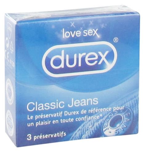 Durex Classic Jeans 3 Condoms