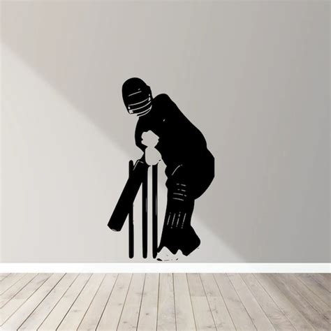 Cricket Bat Sticker Etsy