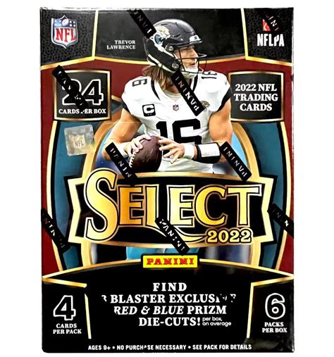 2022 Panini Select Football Blaster Box (Red & Blue Die-Cuts) - 2022 - GB