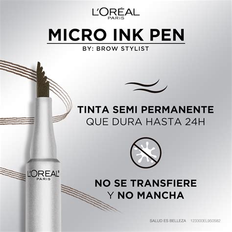 Tinta Para Cejas L Or Al Micro Ink Pen Dark Brunette Ml Delsol