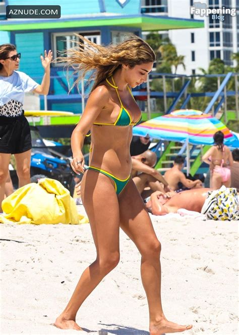 Chantel Jeffries Sexy Spotted Flaunting Her Hot Figure In A Sizzling Bikini At Miami Beach Aznude