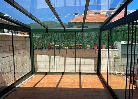 Pergola Classic De Cristal Baranda De Cristal Inclinable