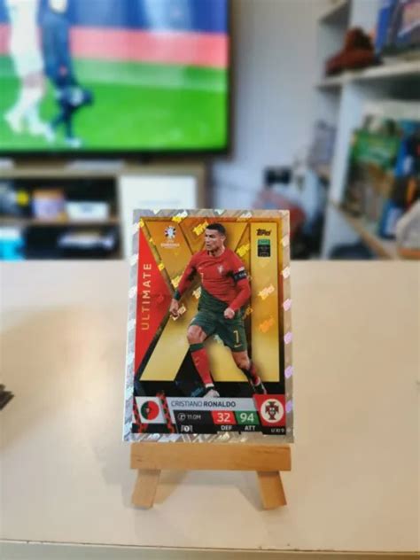 Topps Match Attax Uefa Euro Cristiano Ronaldo Ultimate U Xi