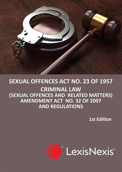 Sexual Offences Act No 23 Of 1957 Criminal Law Sexual Offences And