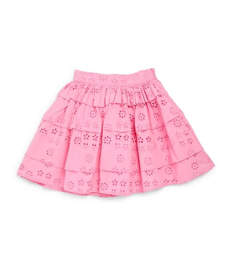 Petite Amalie Cotton Broderie Anglaise Tiered Skirt Years