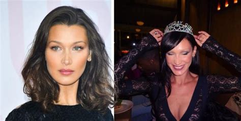 Bella Hadid Wore A Fully Naked Dress For Her Birthday