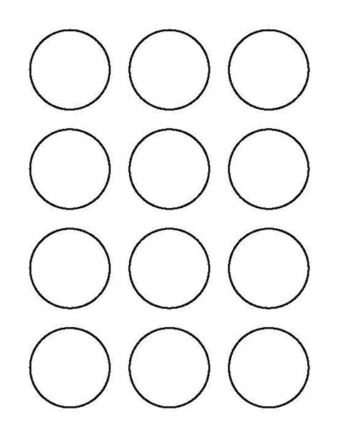 Free Printable Templates Of Circles