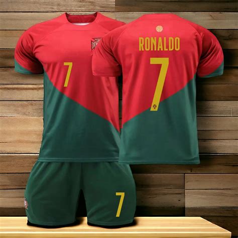 Mens Ronaldo 7 Portugal Home 2223 Futbol Sports Soccer Jersey T