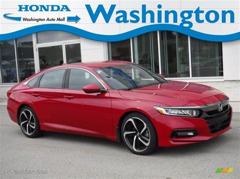 2019 San Marino Red Honda Accord Sport Sedan #144983795 Photo #30 ...