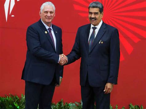 Maduro Se Solidariza Con Su Par De Cuba Ante Medidas De Eeuu Foto Noticias Prensa Latina