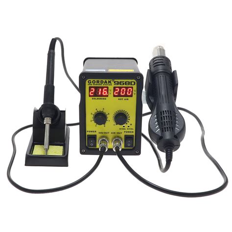 Gordak D Double Digital Display In Hot Air Gun Soldering Station Mobile Phone Chip Repair