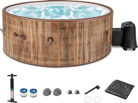 Amazon Bestway Saluspa Paris Thermacore Ultrafit Smart Airjet Rigid Foam Hot Tub Spa