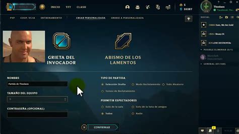 TUTORIAL Como Crear PARTIDA PERSONALIZADA League Of Legends YouTube