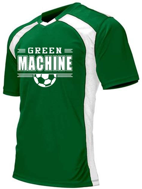 Green Machine Soccer Jersey Players And Coaches Masden Avery Design Co