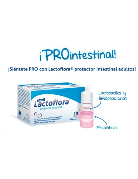 LACTOFLORA Protector Intestinal Adultos 10 Monodosis