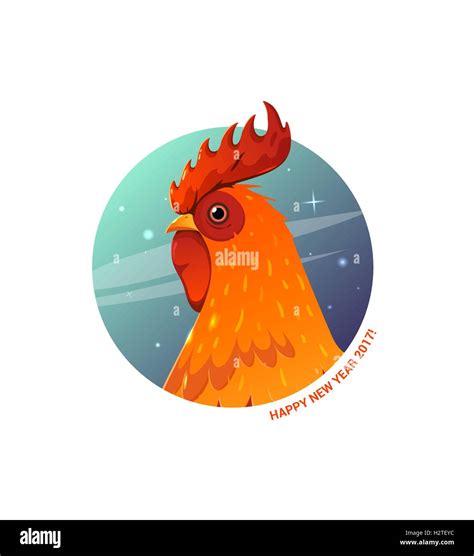 Vector Illustration Rooster Stock Vector Image And Art Alamy