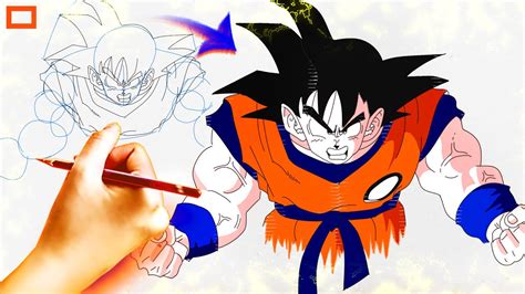 Como Desenhar O Goku Passo A Passo Simples YouTube