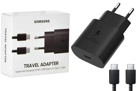 ŁADOWARKA ORYGINALNA SAMSUNG Sieciowa Szybka 25W USB C KABEL Fast