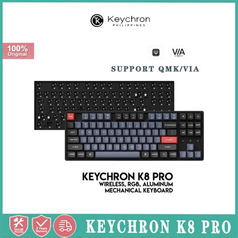 Keychron K Pro Qmk Via Mechanical Keyboard Hot Swap Key Bluetooth Wireless Keyboard Lazada