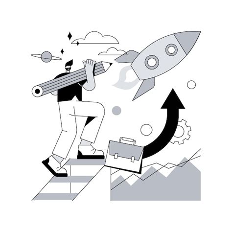 Premium Vector Ambition Abstract Concept Vector Illustration