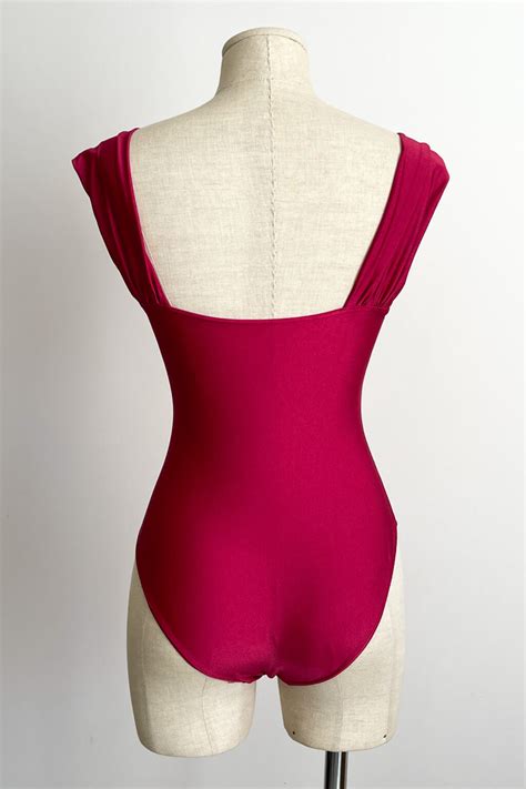 CHANTAL THOMASS 1992 Hot Pink Swimsuit XS S Emerieu