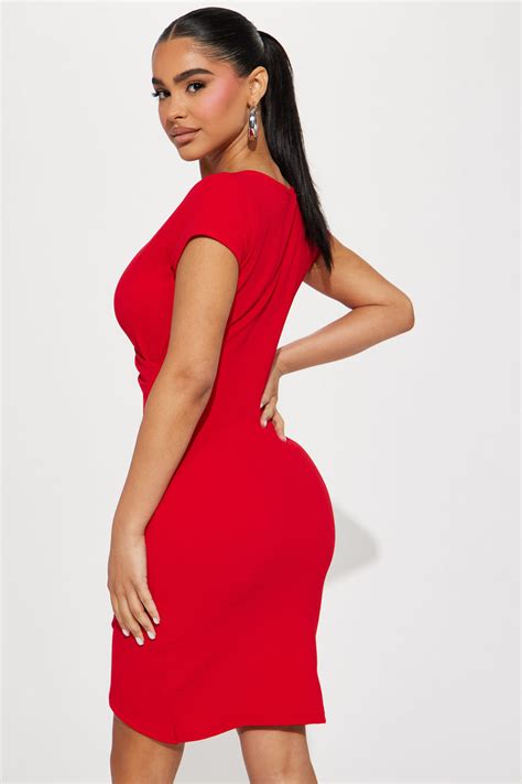 Ginny Mini Dress Red Fashion Nova Dresses Fashion Nova