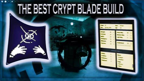 Best Crypt Blade Build Showcase Deepwoken Youtube