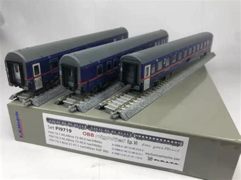 LS MODELS PI9719 Set 3 carrozze OBB Nightjet Love Your Planet ÖBB