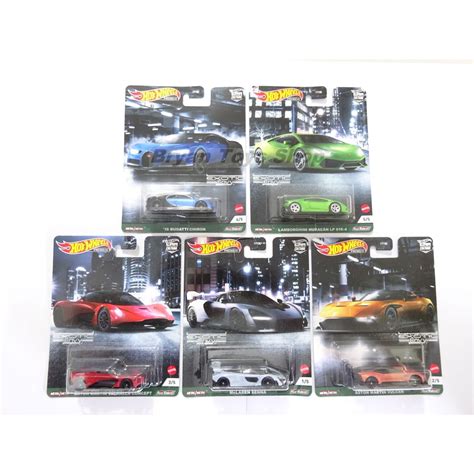 Hot Wheels Premium Exotic Envy Set Of Pcs Shopee Malaysia