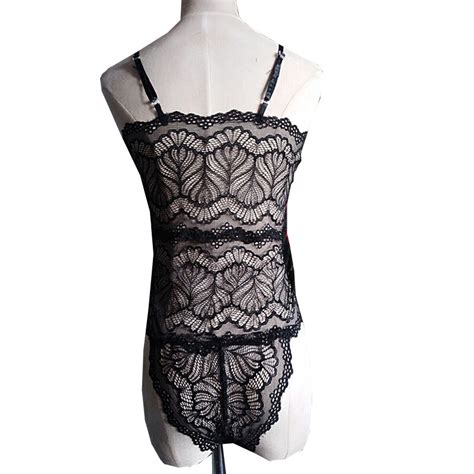 Women S Sexy Lingerie Bodysuit Babydoll Sleepwear Underwear Lace Dress G String EBay