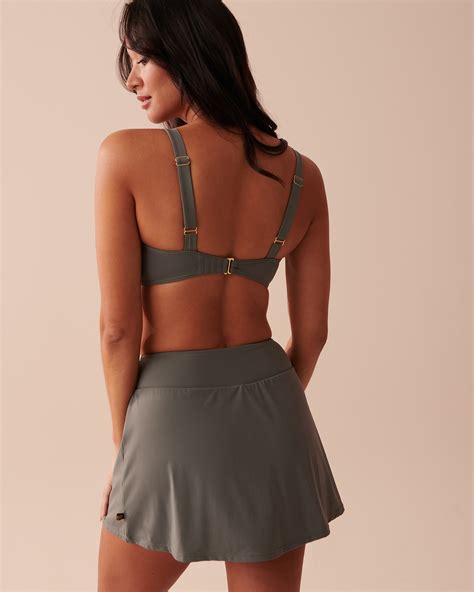 Haut De Bikini Bralette KHAKI GREY Gris Kaki La Vie En Rose