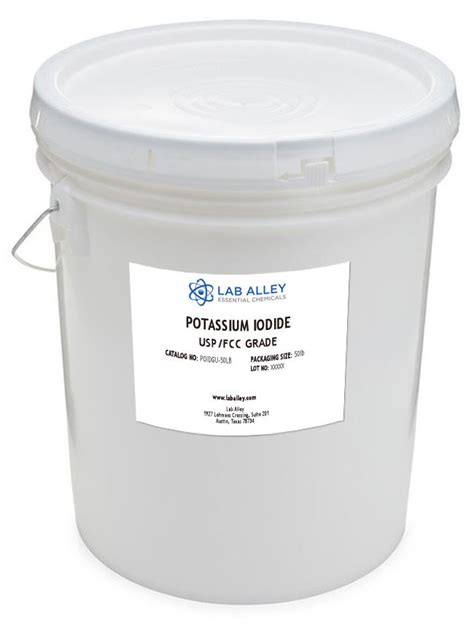 Buy Potassium Iodide Powder (Crystals) USP/FCC/Food Grade $54+ Bulk ...