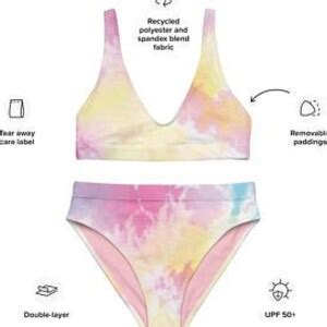 Brown Swimsuit Brown Bikini Set High Waist Bikini Bikini Etsy