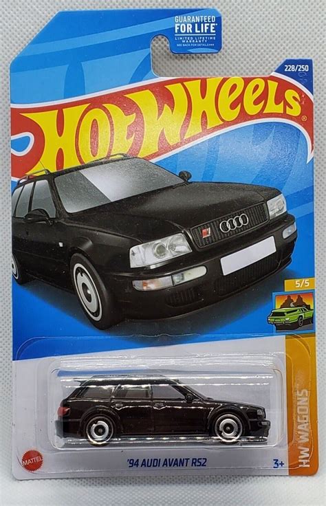 Hot Wheels Audi Avant Rs Black Hw Wagons Perfect Birthday Gift Rare Miniature Collectable
