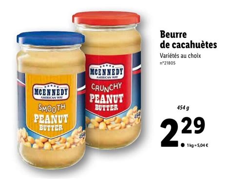 Promo Beurre De Cacahu Tes Chez Lidl