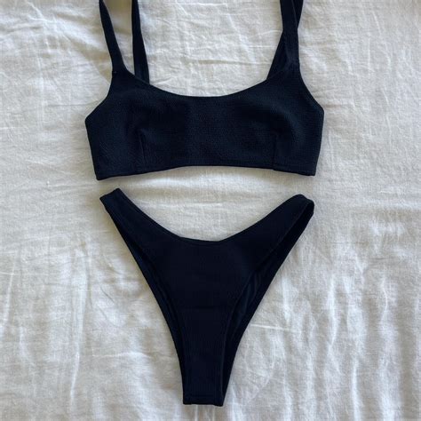 Elce Swim Textured Bikini Set Only Worn A Couple Of Depop