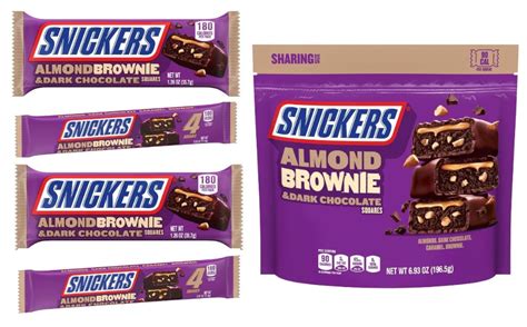 Mars Reveals Snickers Almond Brownie For Us Market In 2021 Snickers