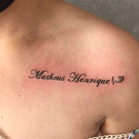 Ideias De Tatuagens Nome Para Declarar Seu Amor Na Pele