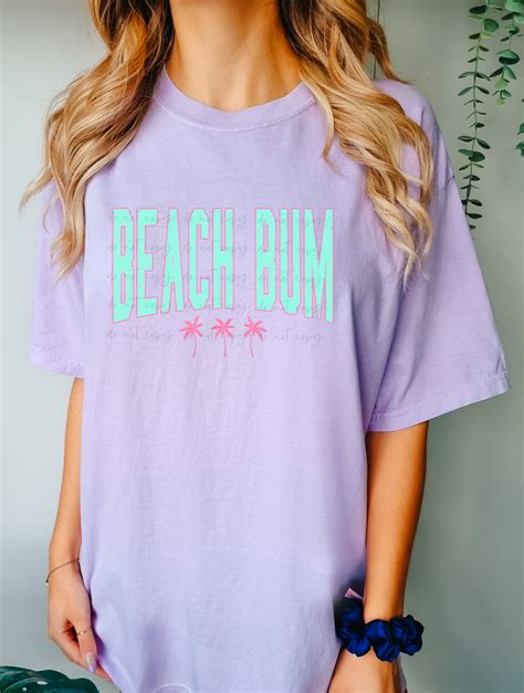 Beach Bum Varsity Teal Transfer Sassy Sublimation And Screen Prints