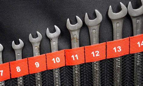 Wrench Sizes in Order from Smallest to Largest (w/ Conversion Charts)