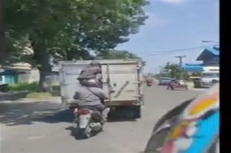 Viral Aksi Bajing Loncat Curi Barang Di Mobil Box Di Kota Medan