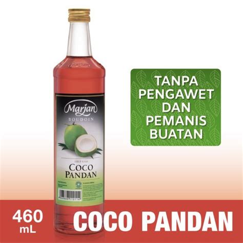 Jual Syrup Sirup Marjan Boudoin Cocopandan Coco Pandan Melon Orange