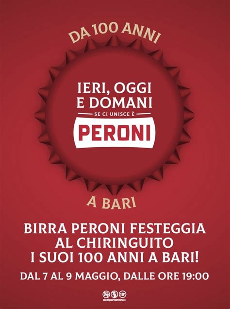 Birra Peroni Festeggia Al Chiringuito I Suoi Anni A Bari Camin Vattin