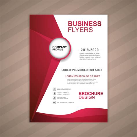 Elegant Flyer Template Free Parahyena